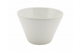 White Melamine Conical Buffet Bowl