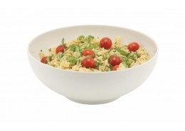 White Melamine Round Buffet Bowl