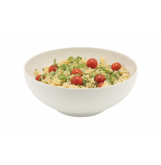 White Melamine Round Buffet Bowl