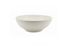 White Melamine Round Buffet Bowl