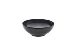 Black Melamine Round Buffet Bowl