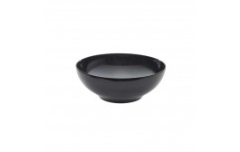 Black Melamine Round Buffet Bowl