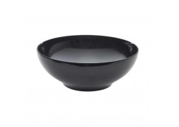 Black Melamine Round Buffet Bowl
