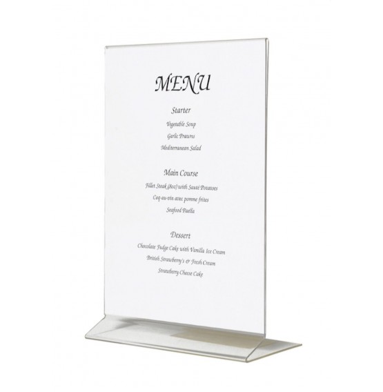 Menu Holder A4 size