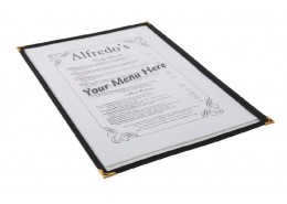 American Style Clear Menu Holder