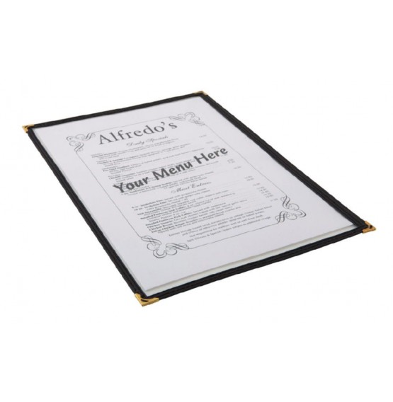 American Style Clear Menu Holder
