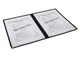American Style Clear Menu Holder