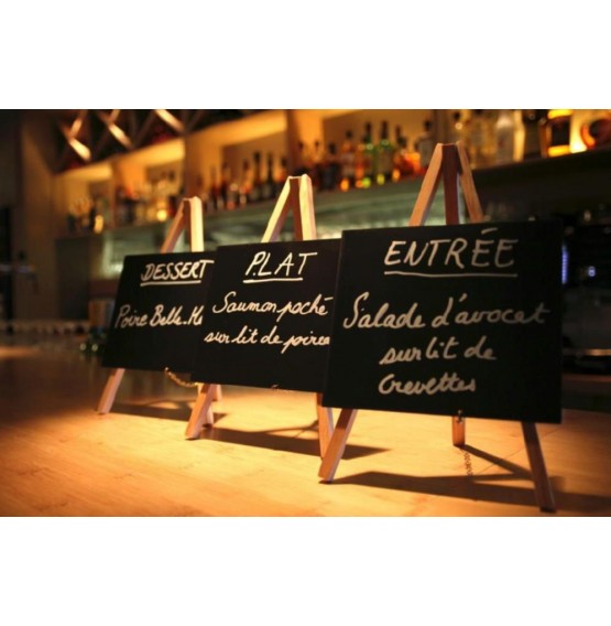 Mini Chalkboard Easels Wood