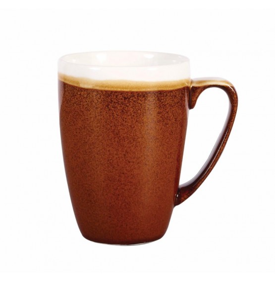 Monochrome Cinnamon Brown Mug
