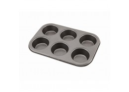 Non-Stick 6 Cup Muffin Tray