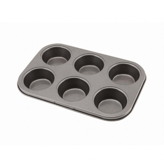 Non-Stick 6 Cup Muffin Tray