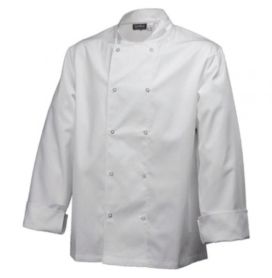 Basic Stud Jacket (Long Sleeve) White