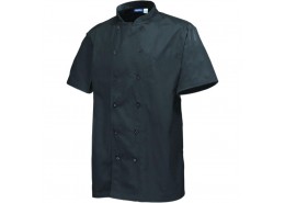 Basic Stud Jacket (Short Sleeve) Black
