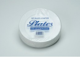 White Paper Plates