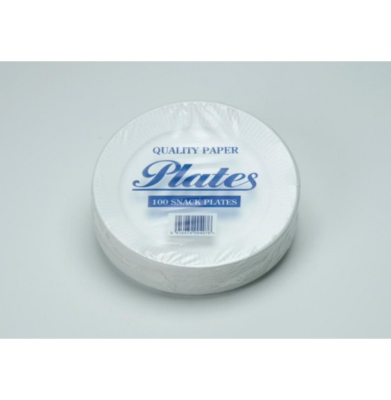 White Paper Plates