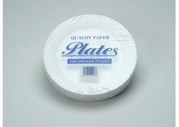 White Paper Plates