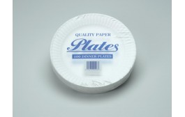 White Paper Plates