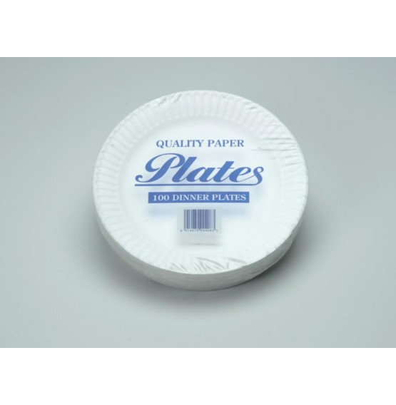 White Paper Plates