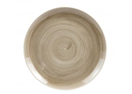 Patina Antique Taupe Coupe Plate