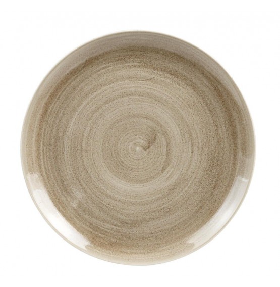 Patina Antique Taupe Coupe Plate