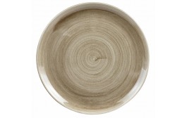 Patina Antique Taupe Coupe Plate