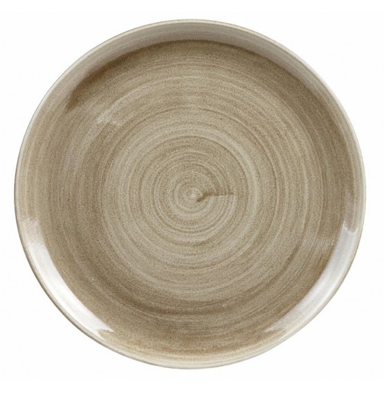 Patina Antique Taupe Coupe Plate