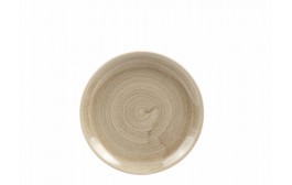 Patina Antique Taupe Coupe Plate