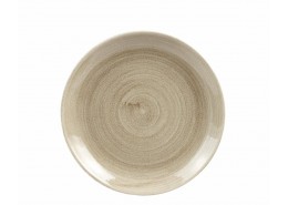 Patina Antique Taupe Coupe Plate