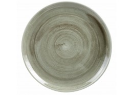 Patina Burnished Green Coupe Plate