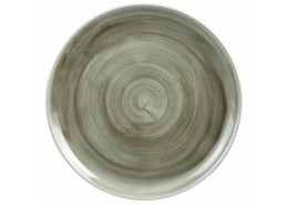 Patina Burnished Green Coupe Plate