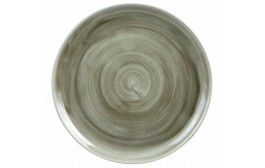 Patina Burnished Green Coupe Plate