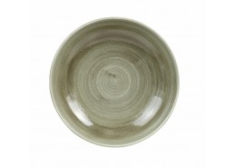 Patina Burnished Green Coupe Bowl