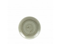 Patina Burnished Green Coupe Plate
