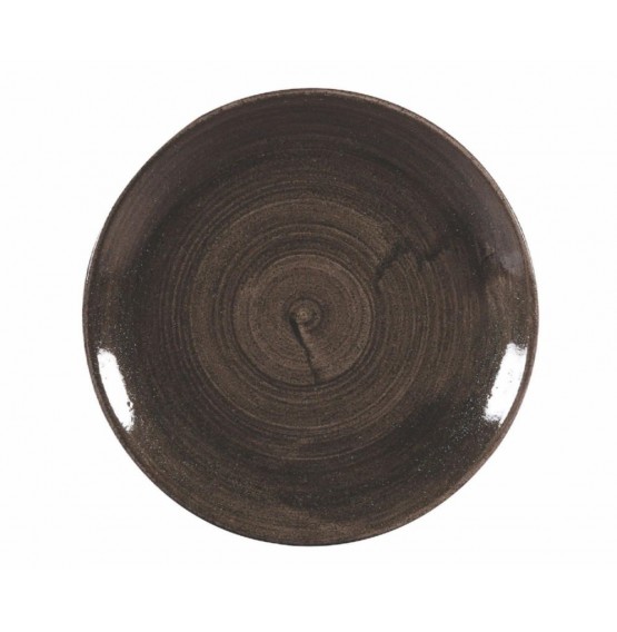 Patina Iron Black Coupe Plate