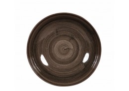 Patina Iron Black Coupe Plate