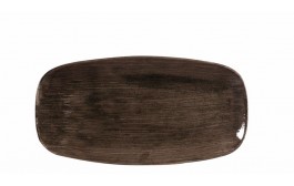 Patina Iron Black Chefs' Oblong Plate