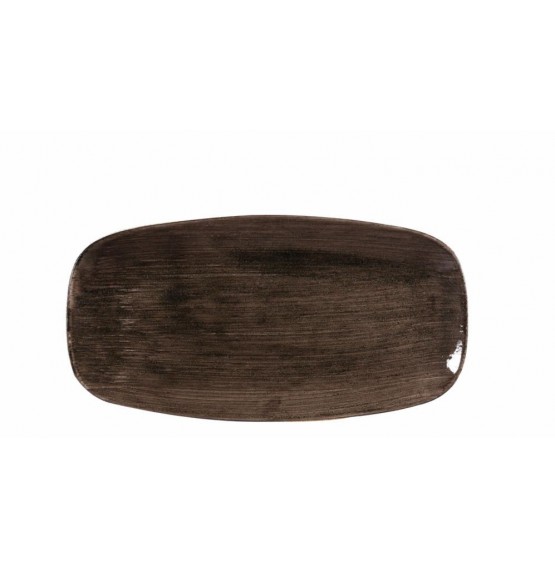 Patina Iron Black Chefs' Oblong Plate