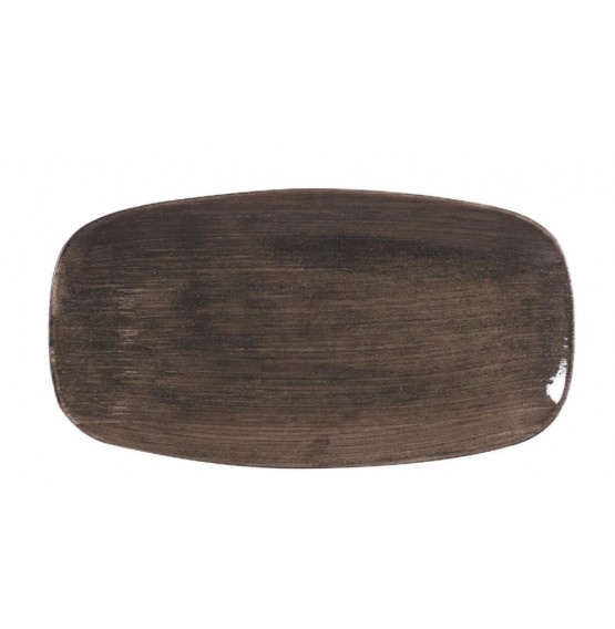 Patina Iron Black Chefs' Oblong Plate