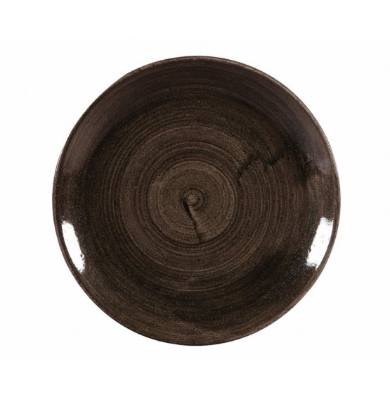 Patina Iron Black Coupe Plate