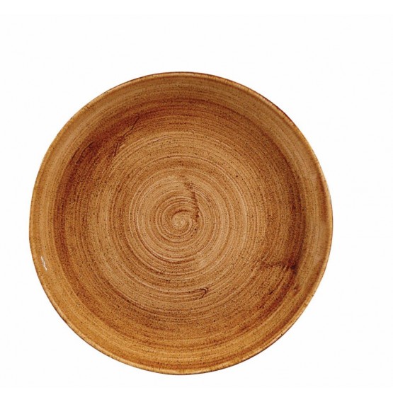 Patina Vintage Copper Coupe Plate