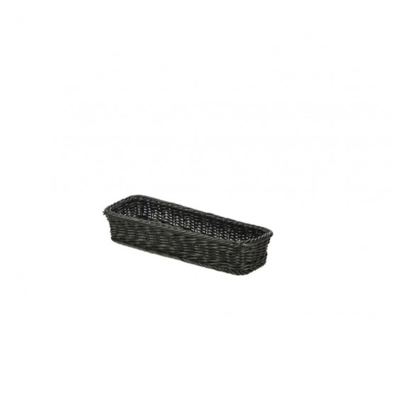 Polywicker Display Basket Black
