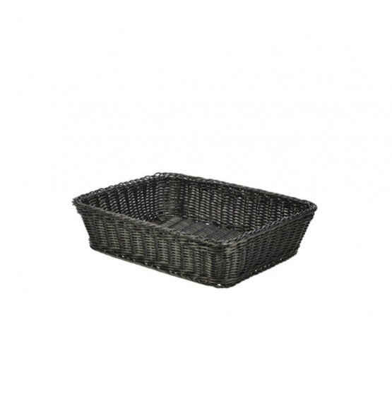 Polywicker Display Basket Black
