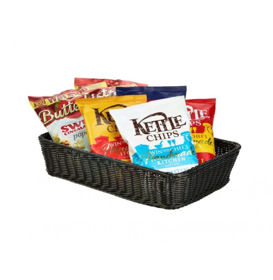 Polywicker Display Basket Black