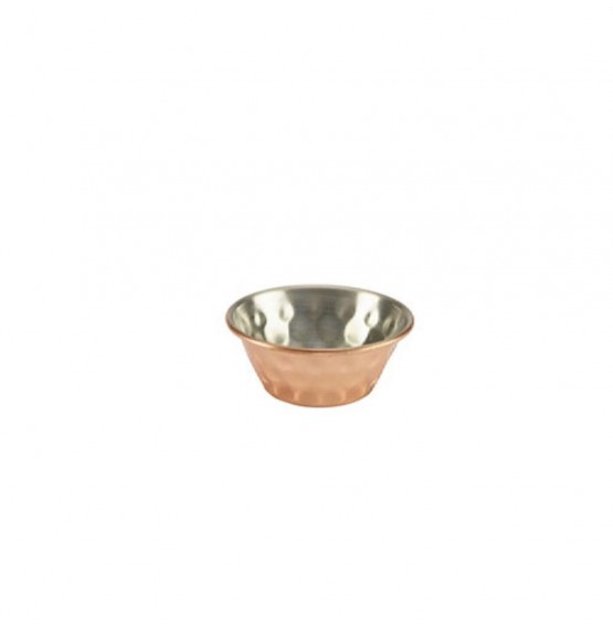 Ramekin Hammered Copper Plated