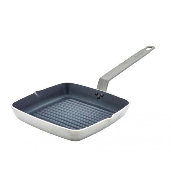 Square Ribbed Skillet Teflon Plus