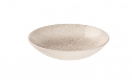 Raku Agate Grey Coupe Bowl