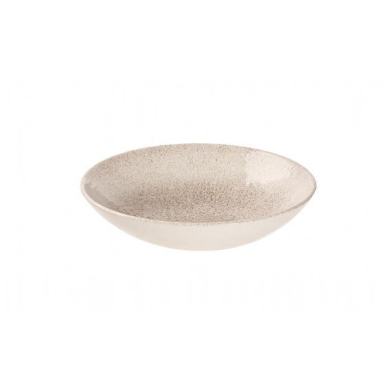 Raku Agate Grey Coupe Bowl