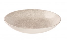 Raku Agate Grey Coupe Bowl