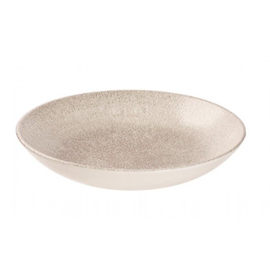 Raku Agate Grey Coupe Bowl