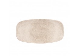 Raku Agate Grey Chefs' Oblong Plate